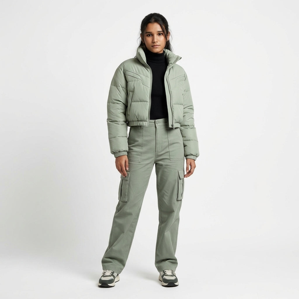 STUBBURN Matrix Sage Puffer Jacket